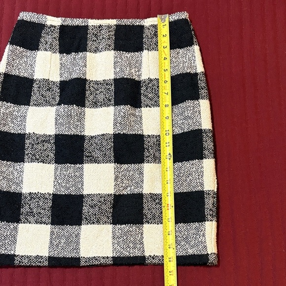 Vintage The Limited Black/White Checked Mini Skirt (sz 10) & Blazer (Medium) - Picture 14 of 16